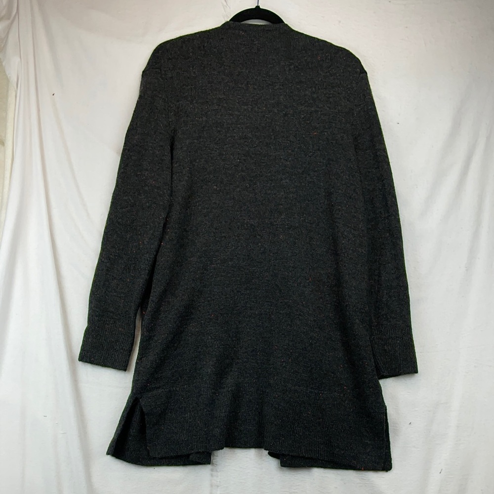 Madewell Charcoal Duster Cardigan Wool NWT - Picture 6 of 9